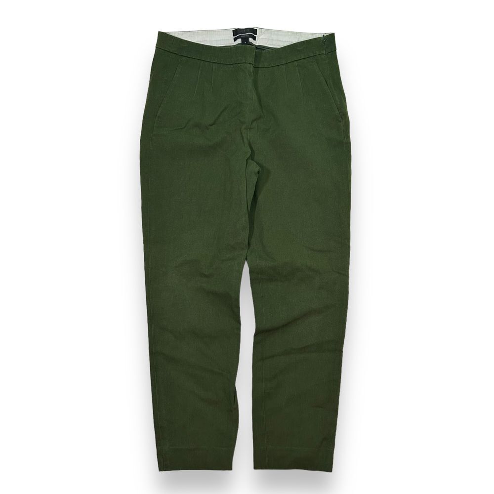 J‎ Crew Martie Khaki Chino Pants Womens 4 Green
